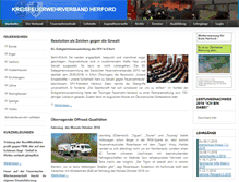 Tablet Screenshot of kfv-herford.de
